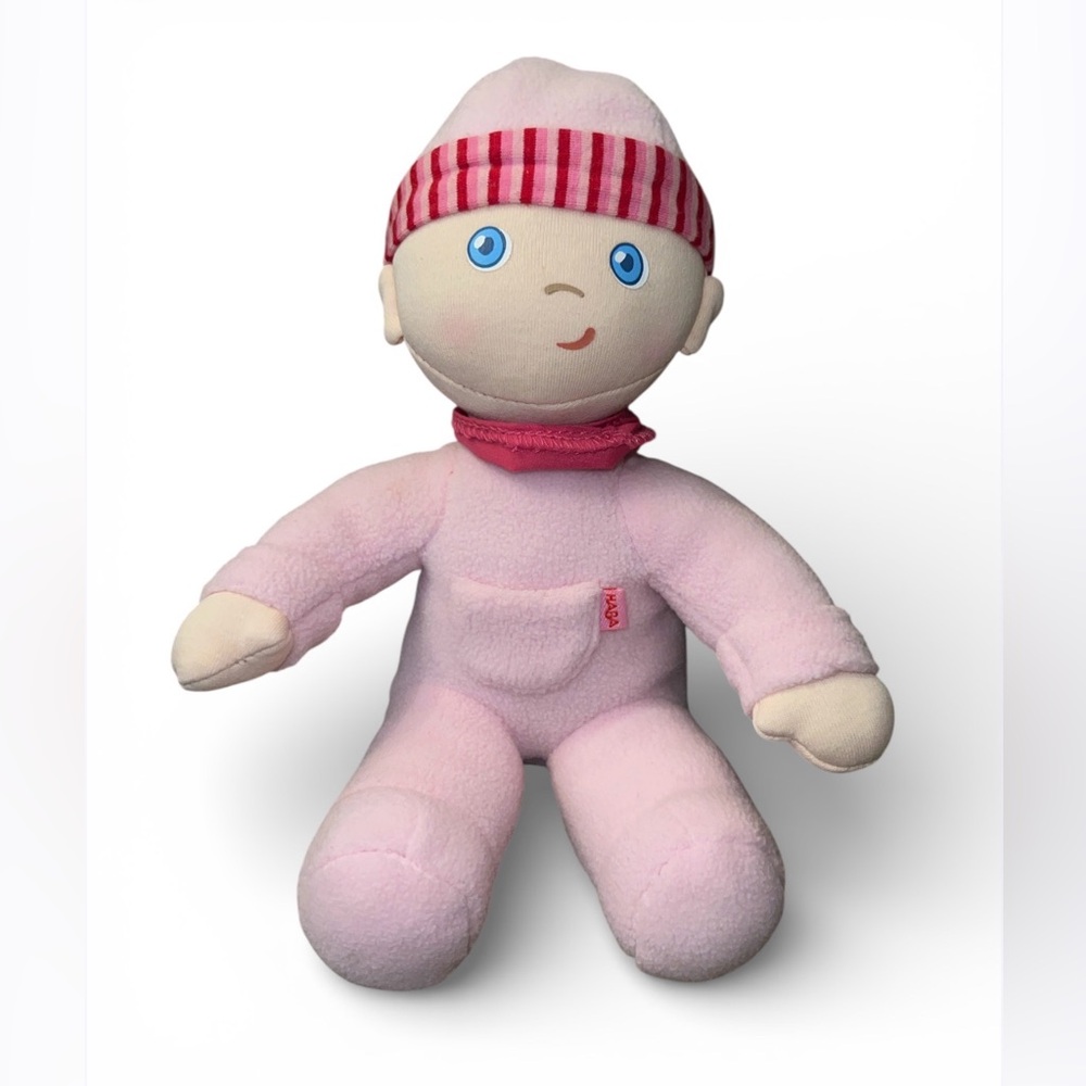 HABA Snug-up Dolly Luisa 8" My First Baby Doll Pink